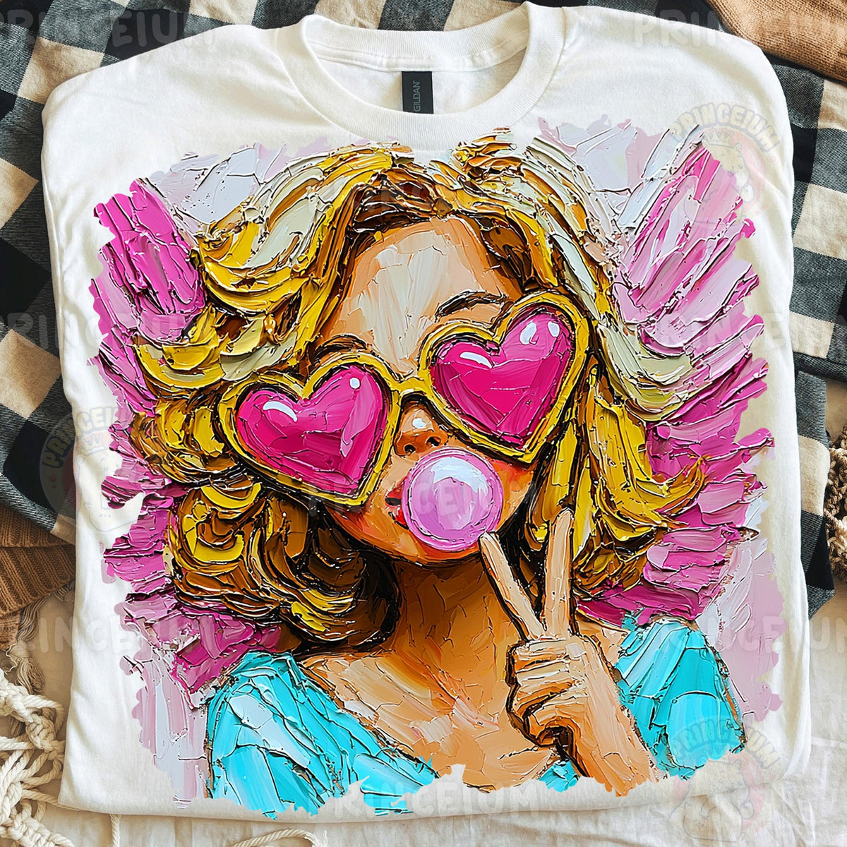 Bubblegum Heart Glasses