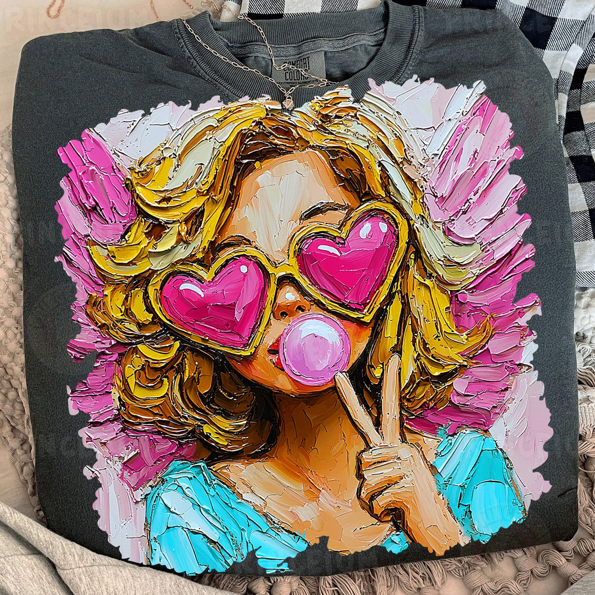 Bubblegum Heart Glasses