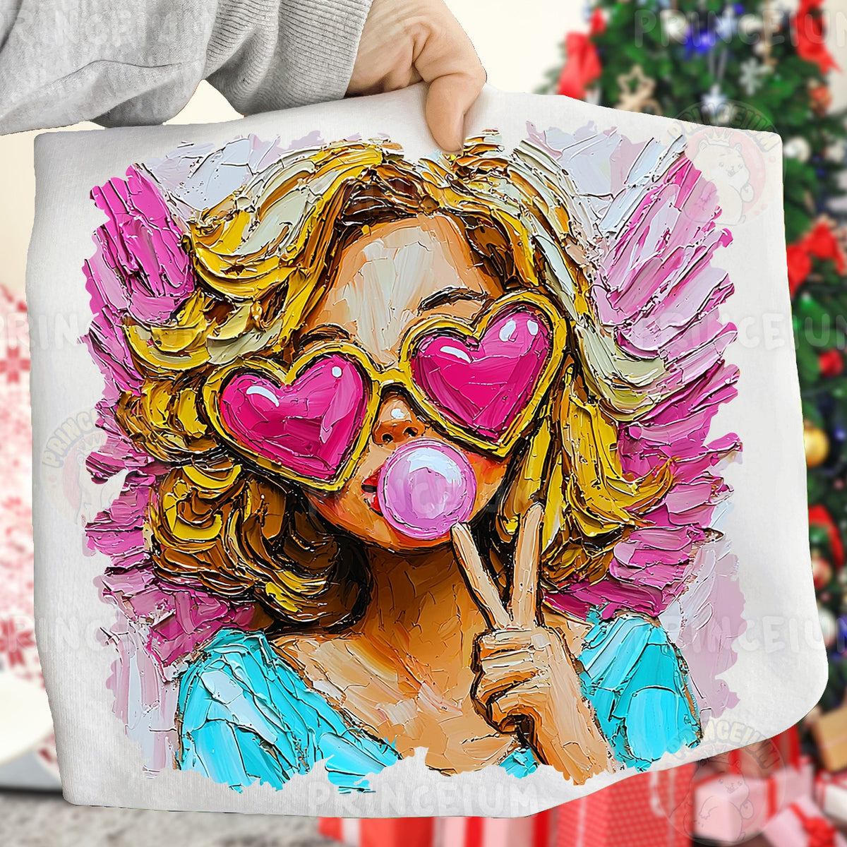 Bubblegum Heart Glasses
