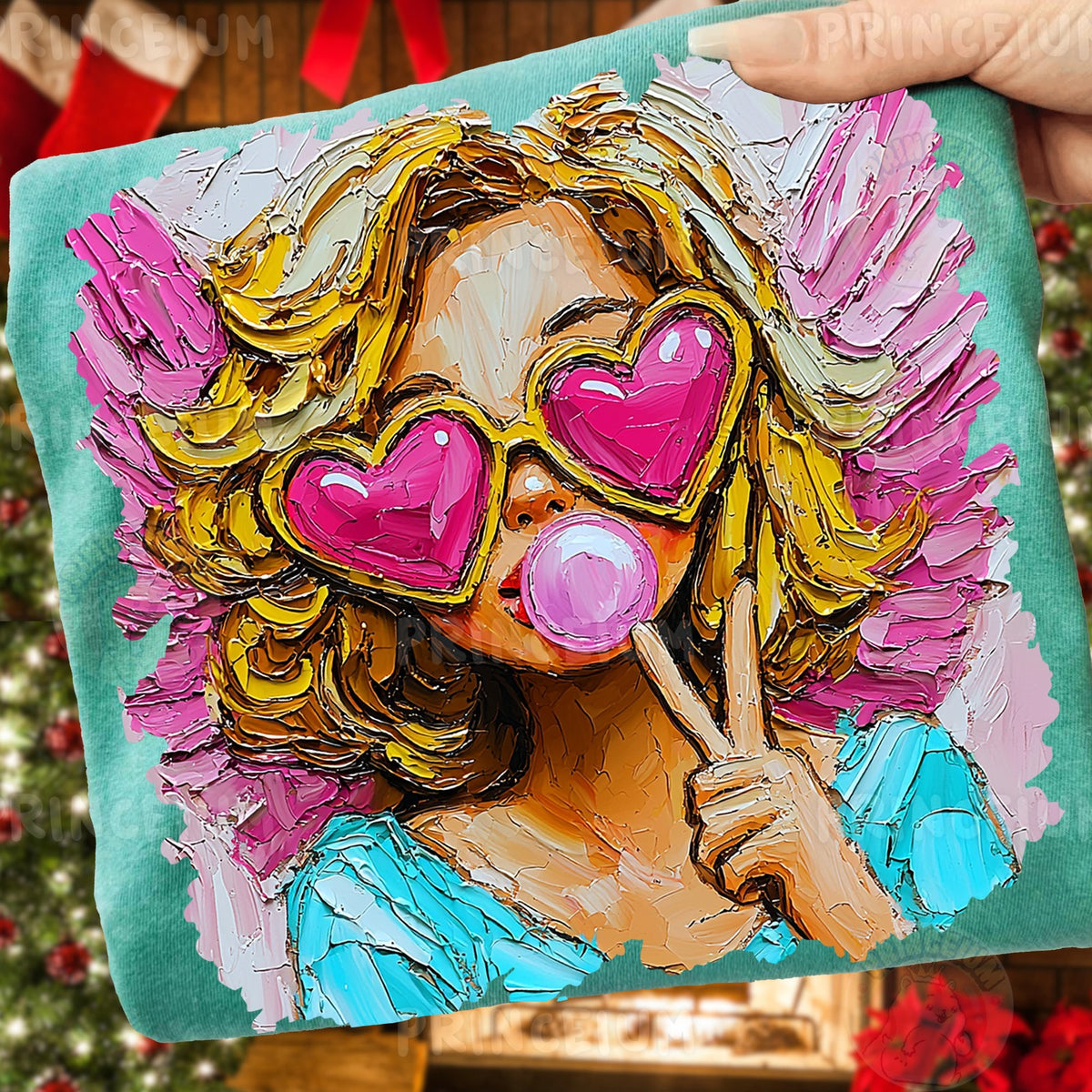 Bubblegum Heart Glasses