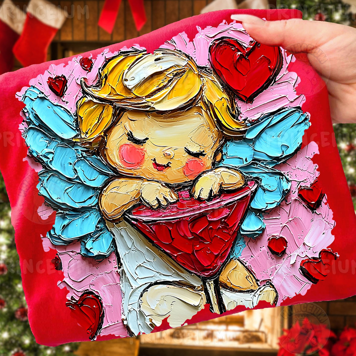 Cupid's Heart Martini Angel