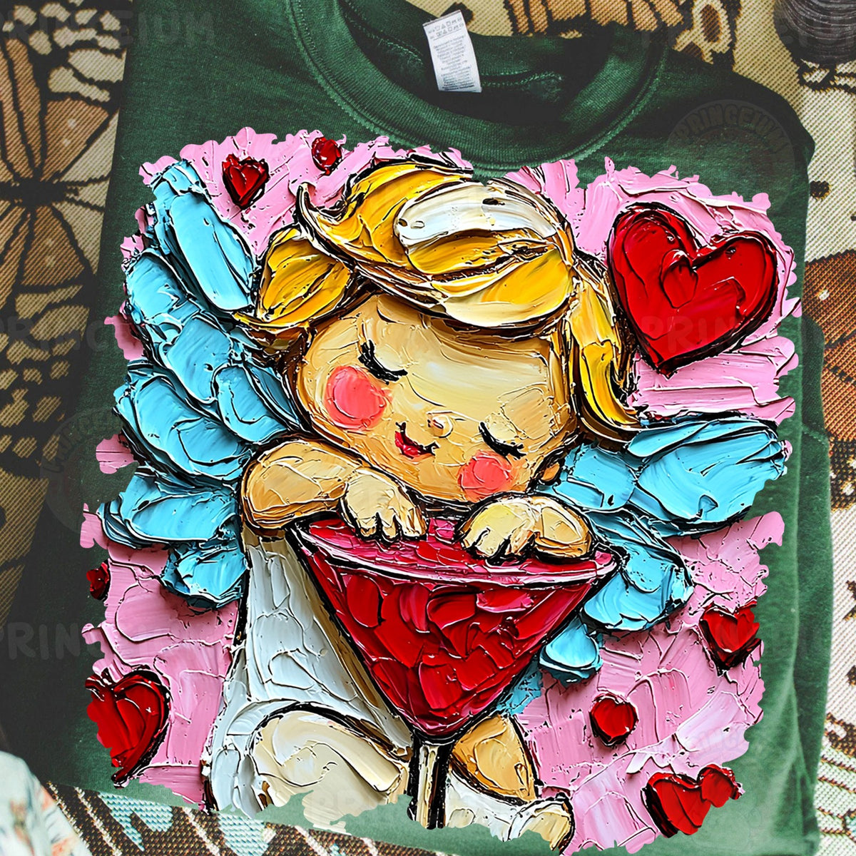 Cupid's Heart Martini Angel
