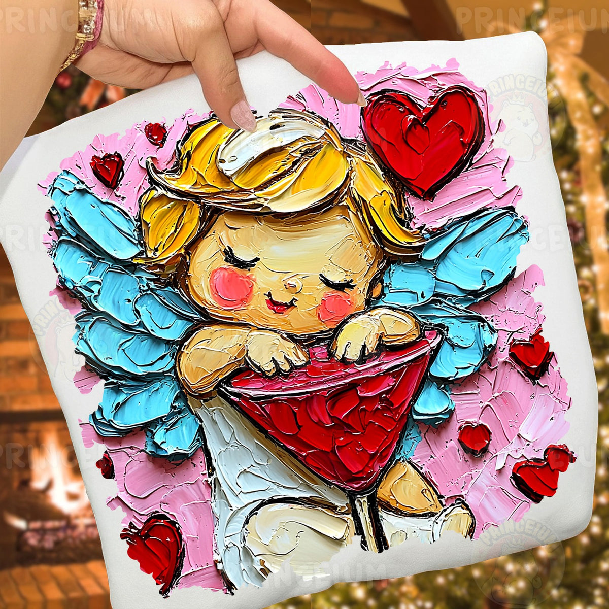 Cupid's Heart Martini Angel