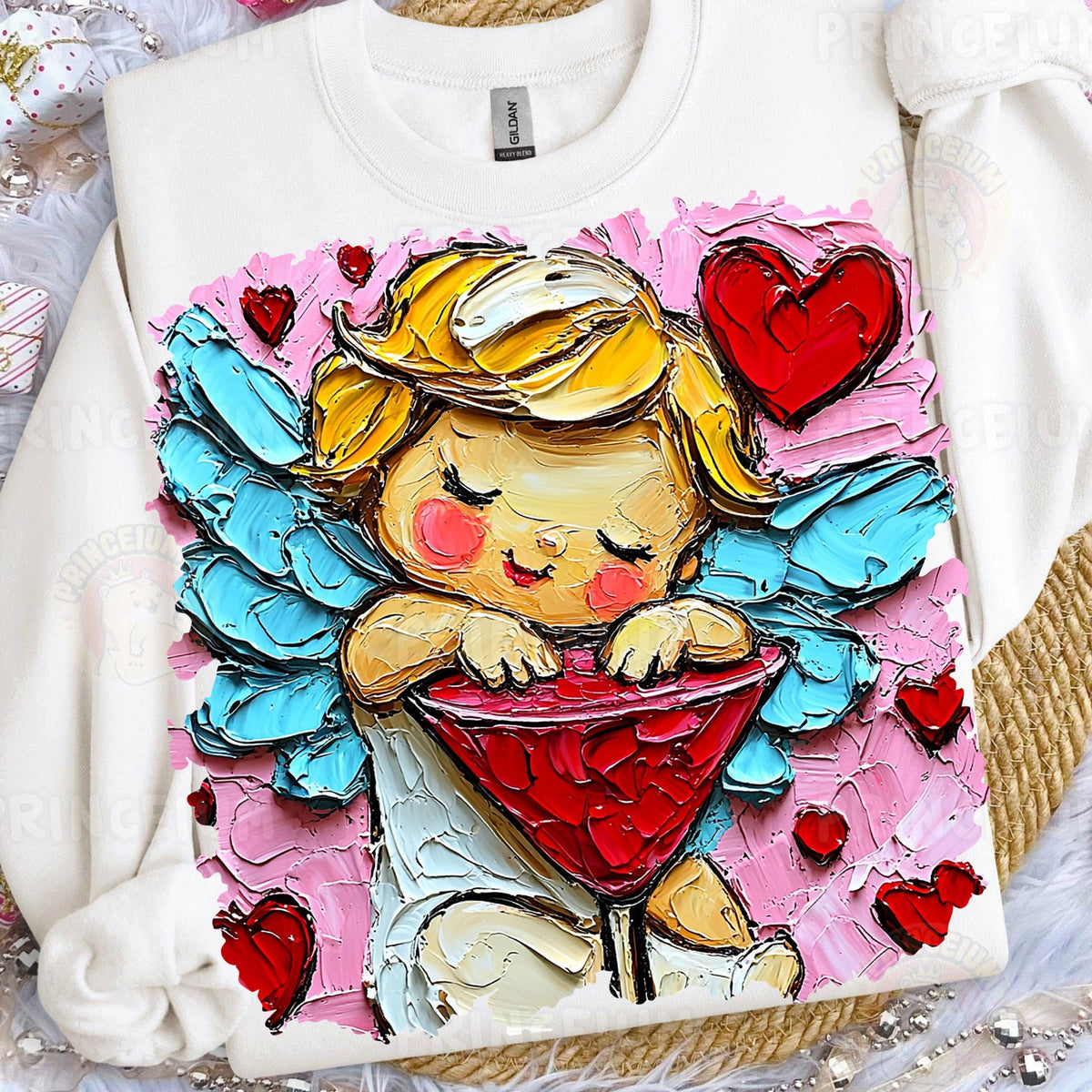 Cupid's Heart Martini Angel