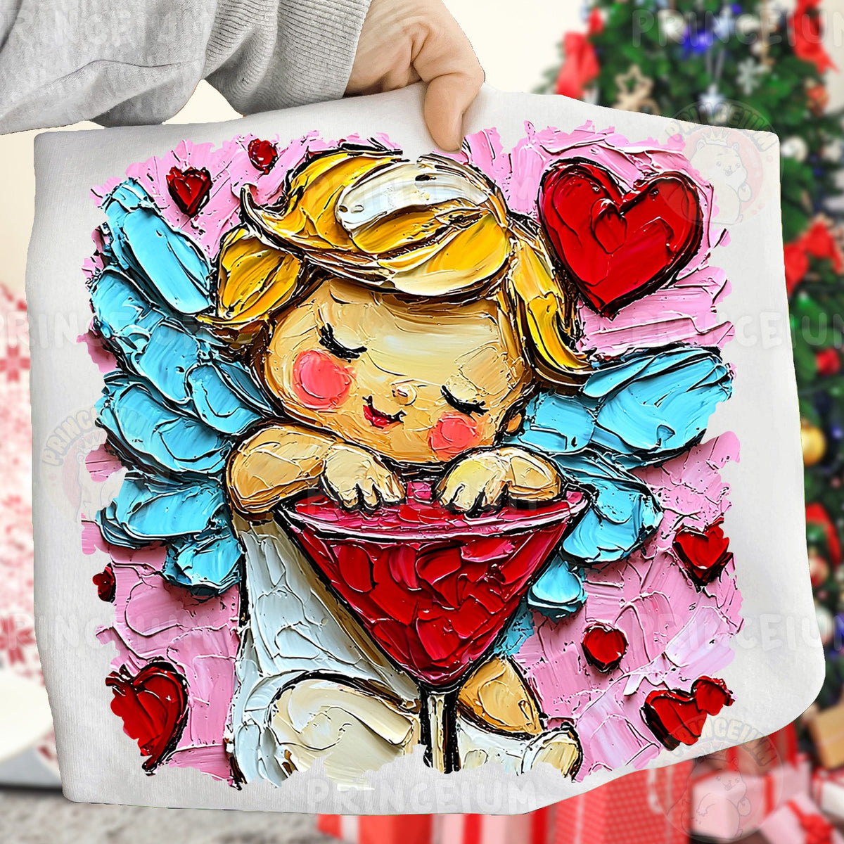 Cupid's Heart Martini Angel