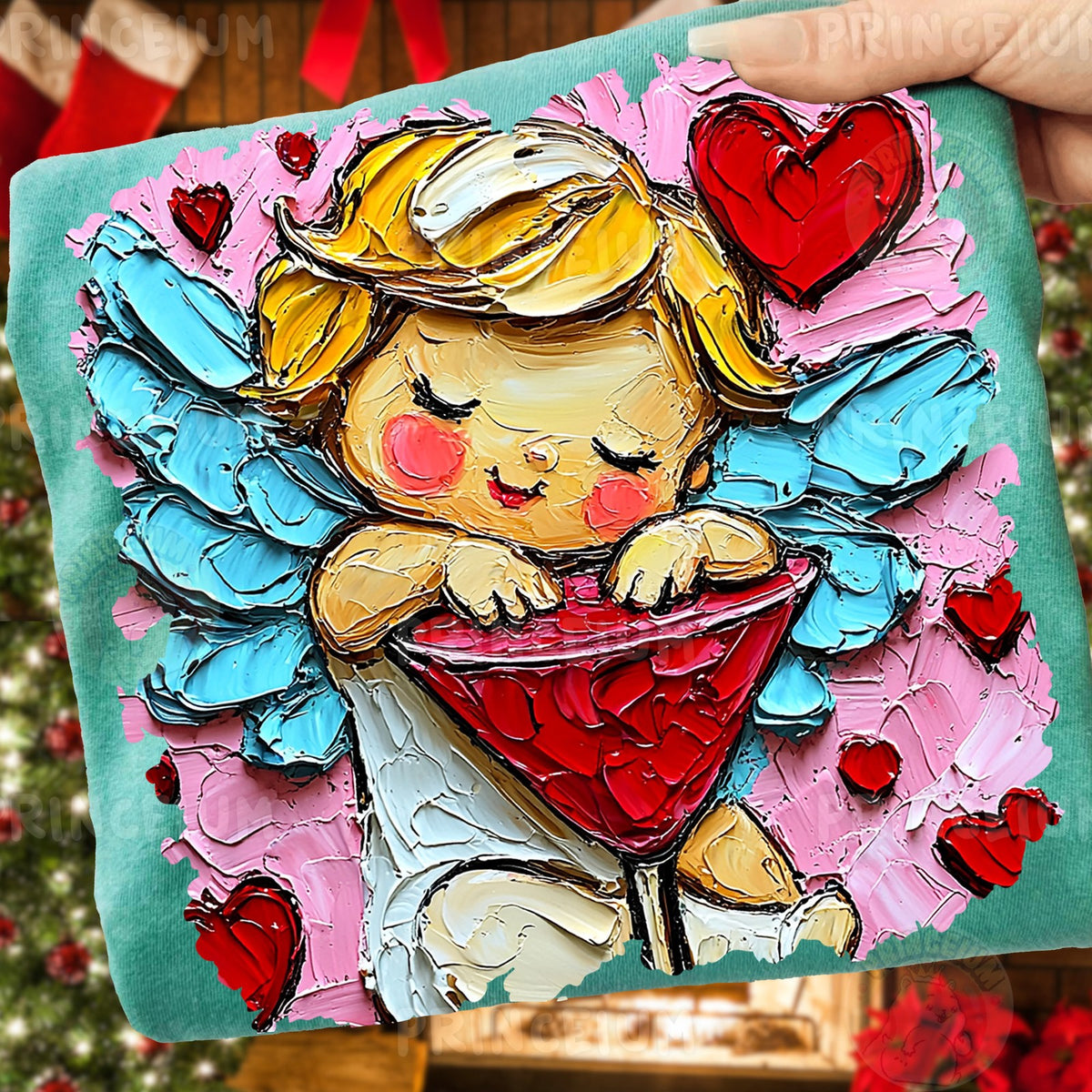 Cupid's Heart Martini Angel