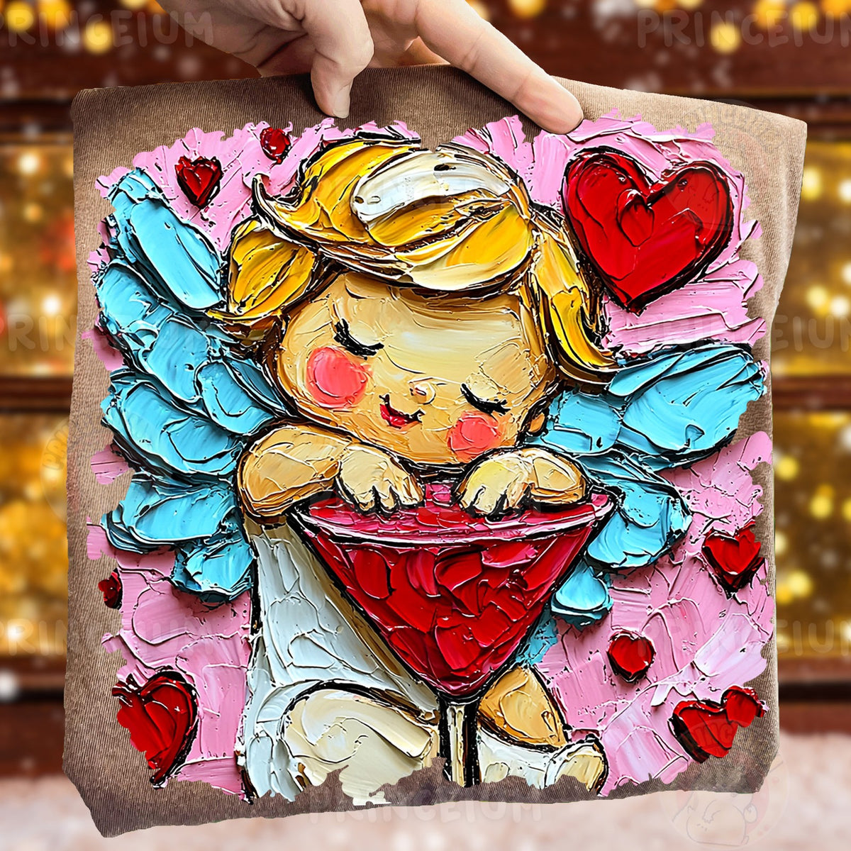 Cupid's Heart Martini Angel