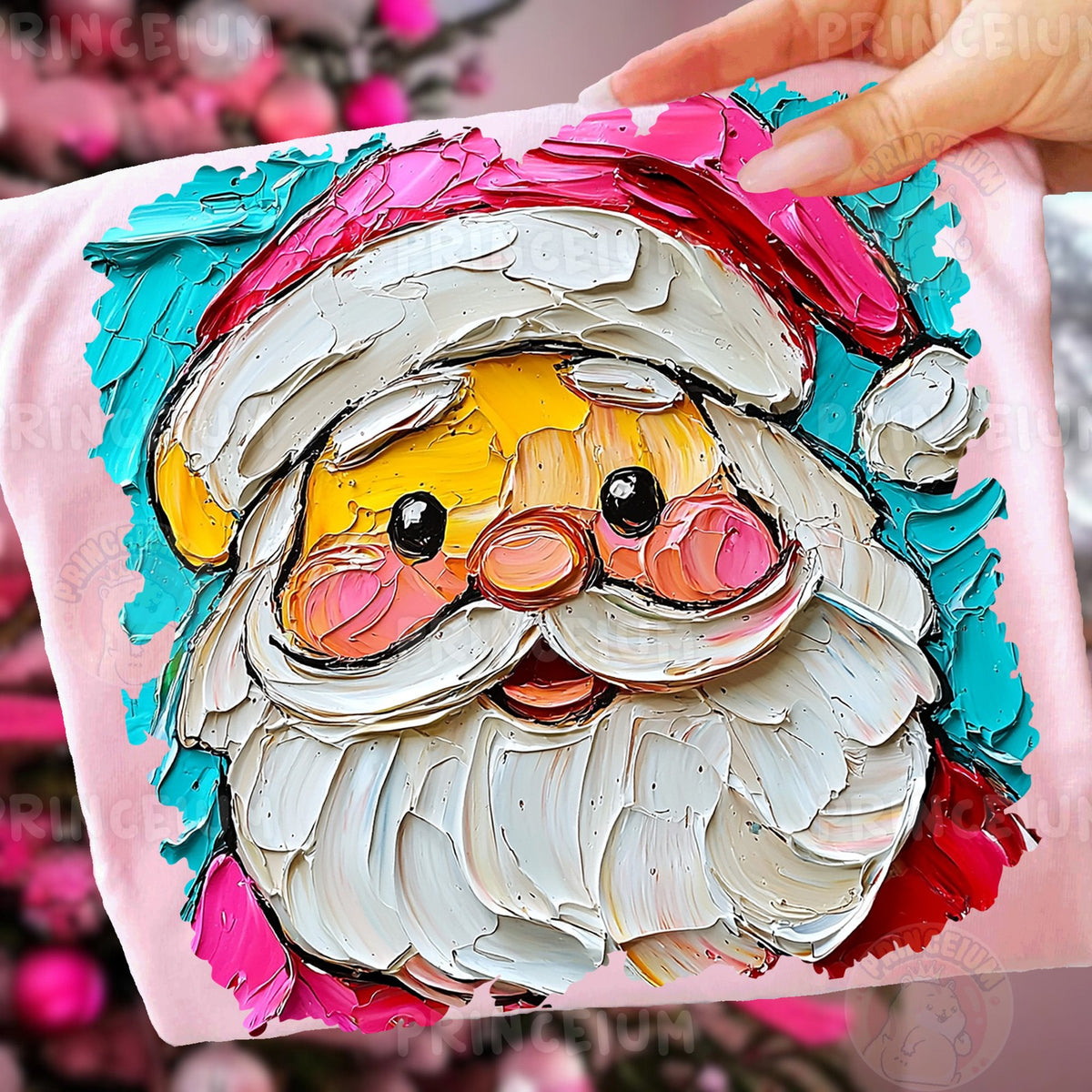Painted Santa Face