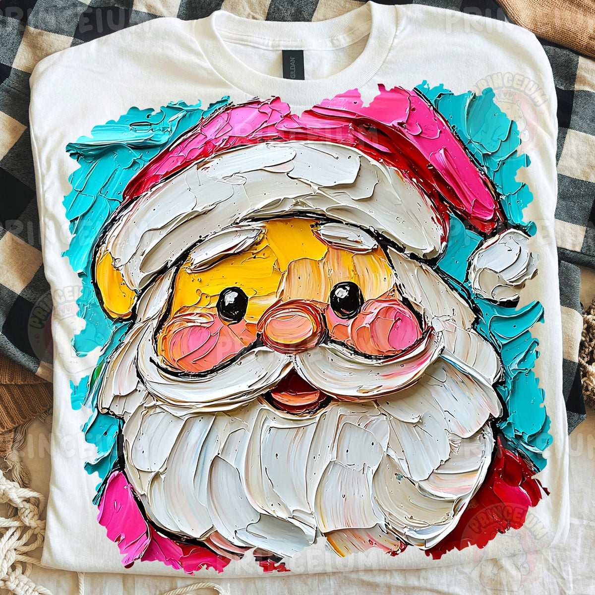 Painted Santa Face