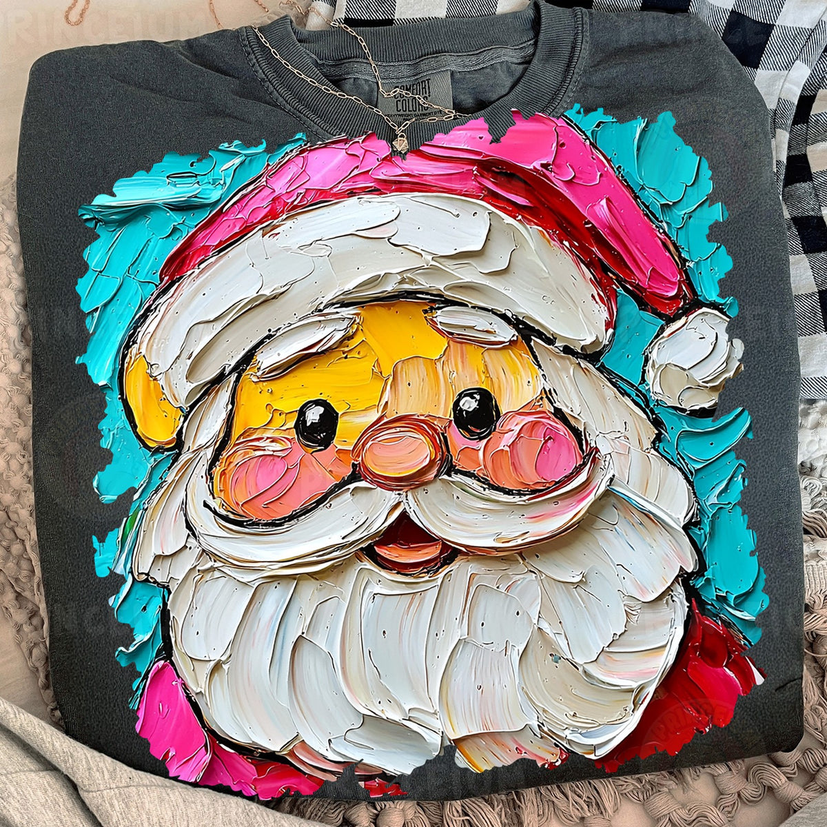 Painted Santa Face