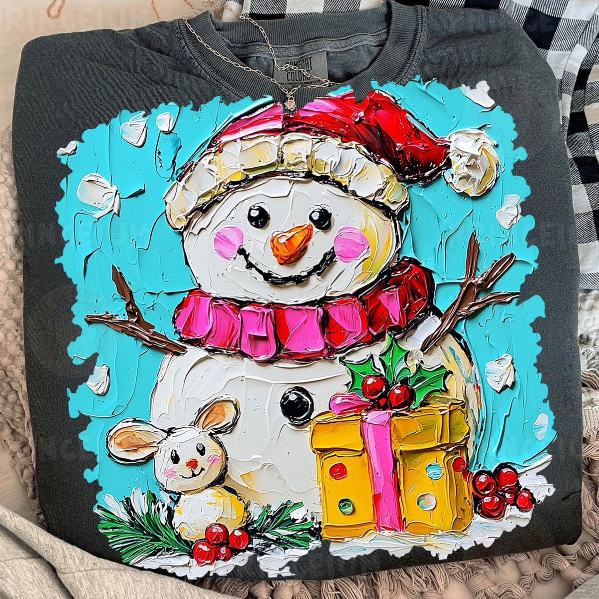 Painted Snowman Christmas