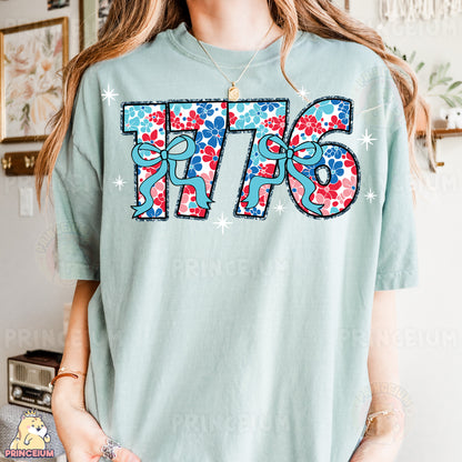 a woman wearing a t - shirt with the number 75 on it