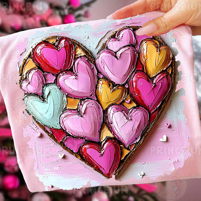 Painted Heart Mosaic