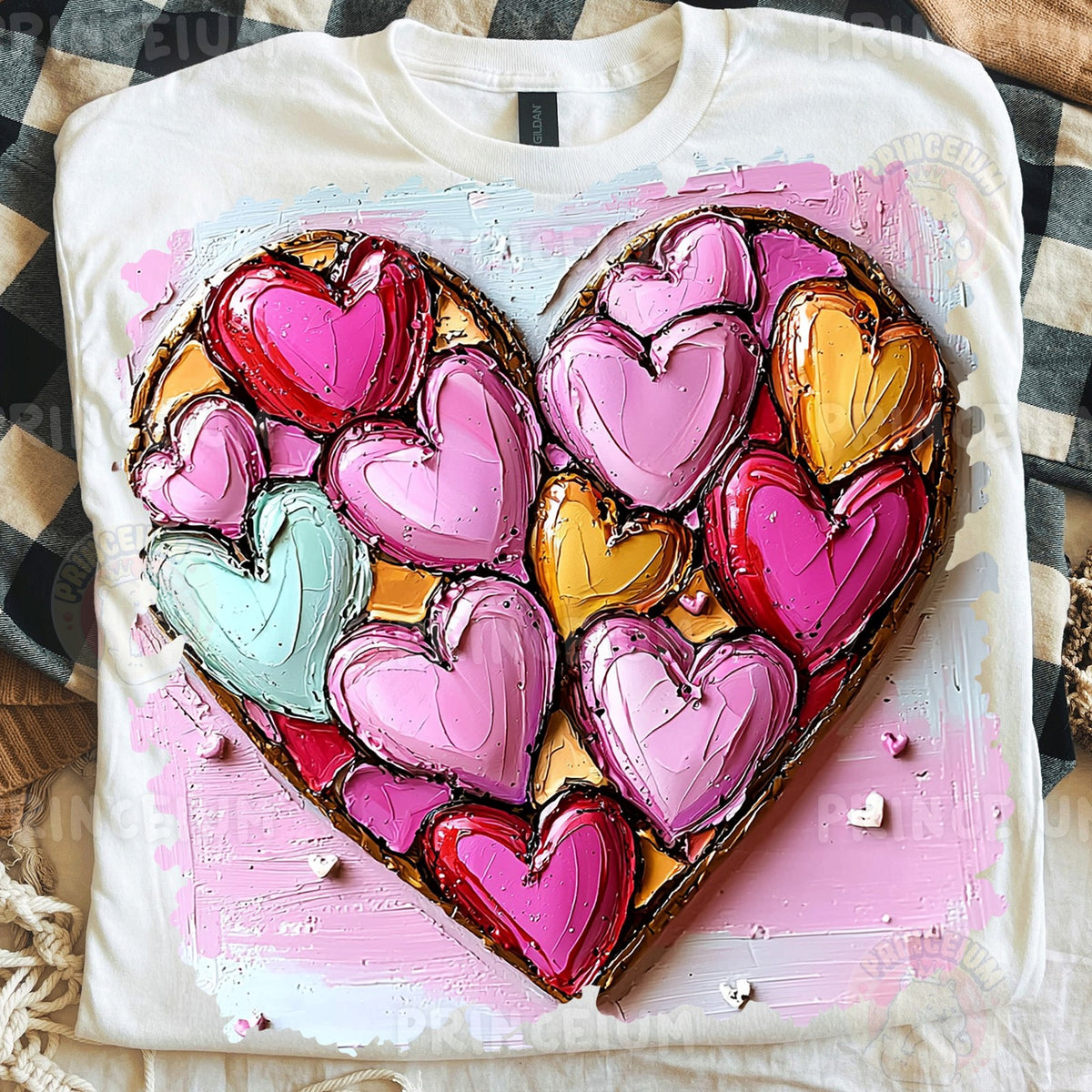 Painted Heart Mosaic