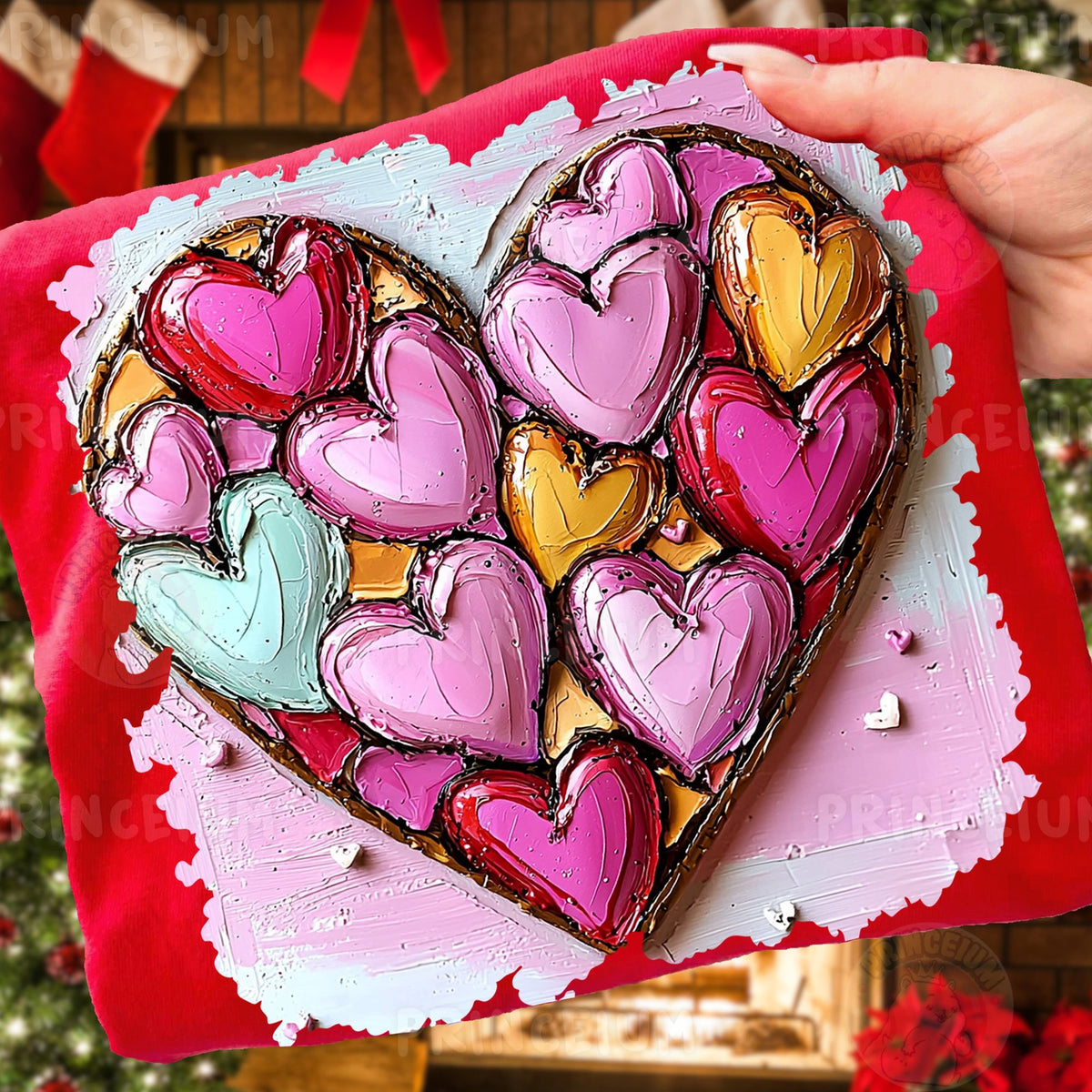 Painted Heart Mosaic