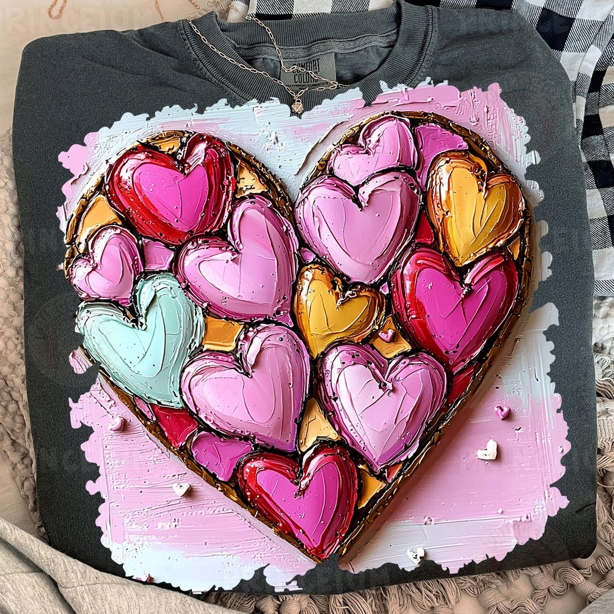 Painted Heart Mosaic