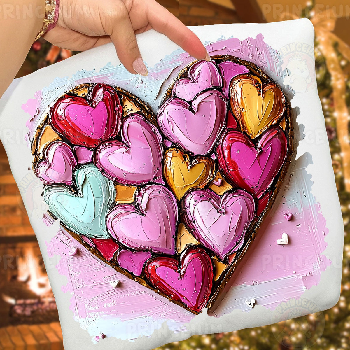 Painted Heart Mosaic