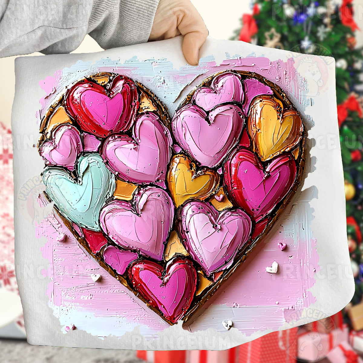 Painted Heart Mosaic