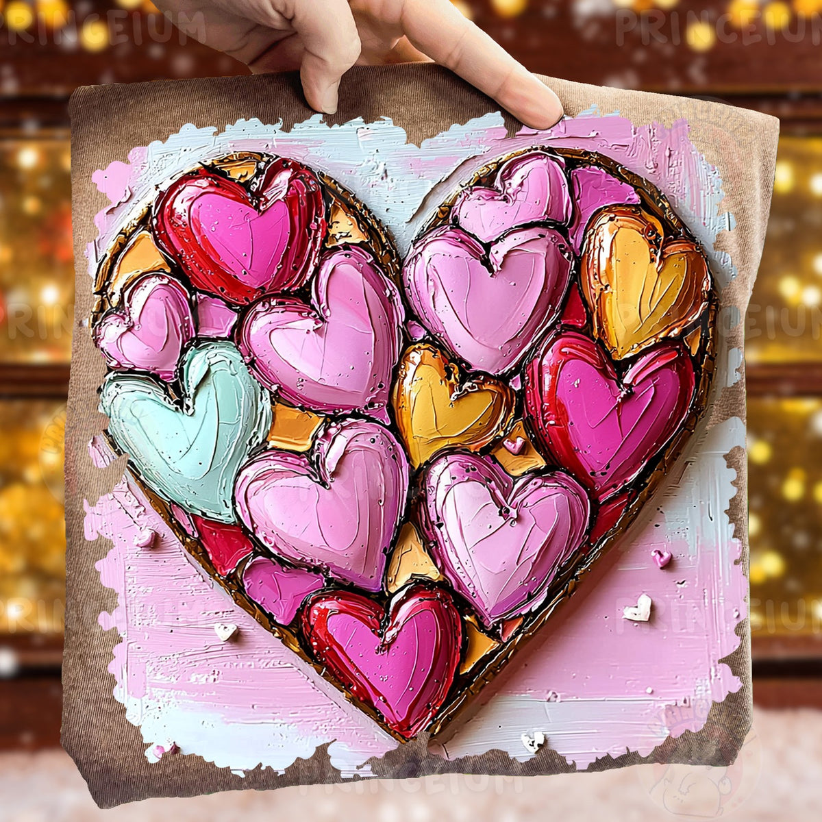 Painted Heart Mosaic