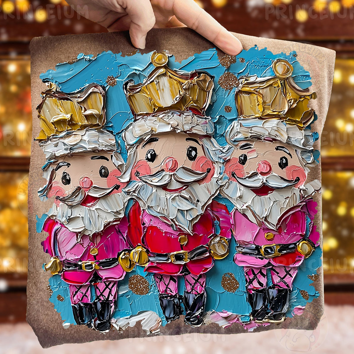 Painted Nutcracker Trio