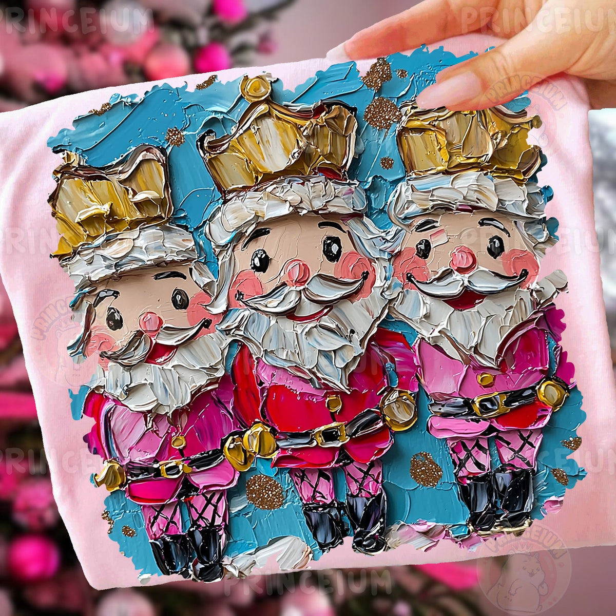 Painted Nutcracker Trio