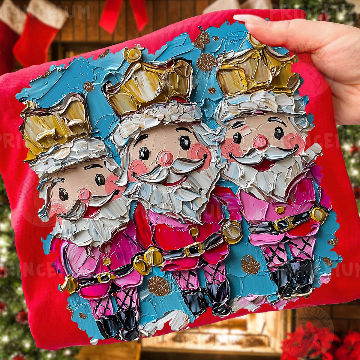 Painted Nutcracker Trio