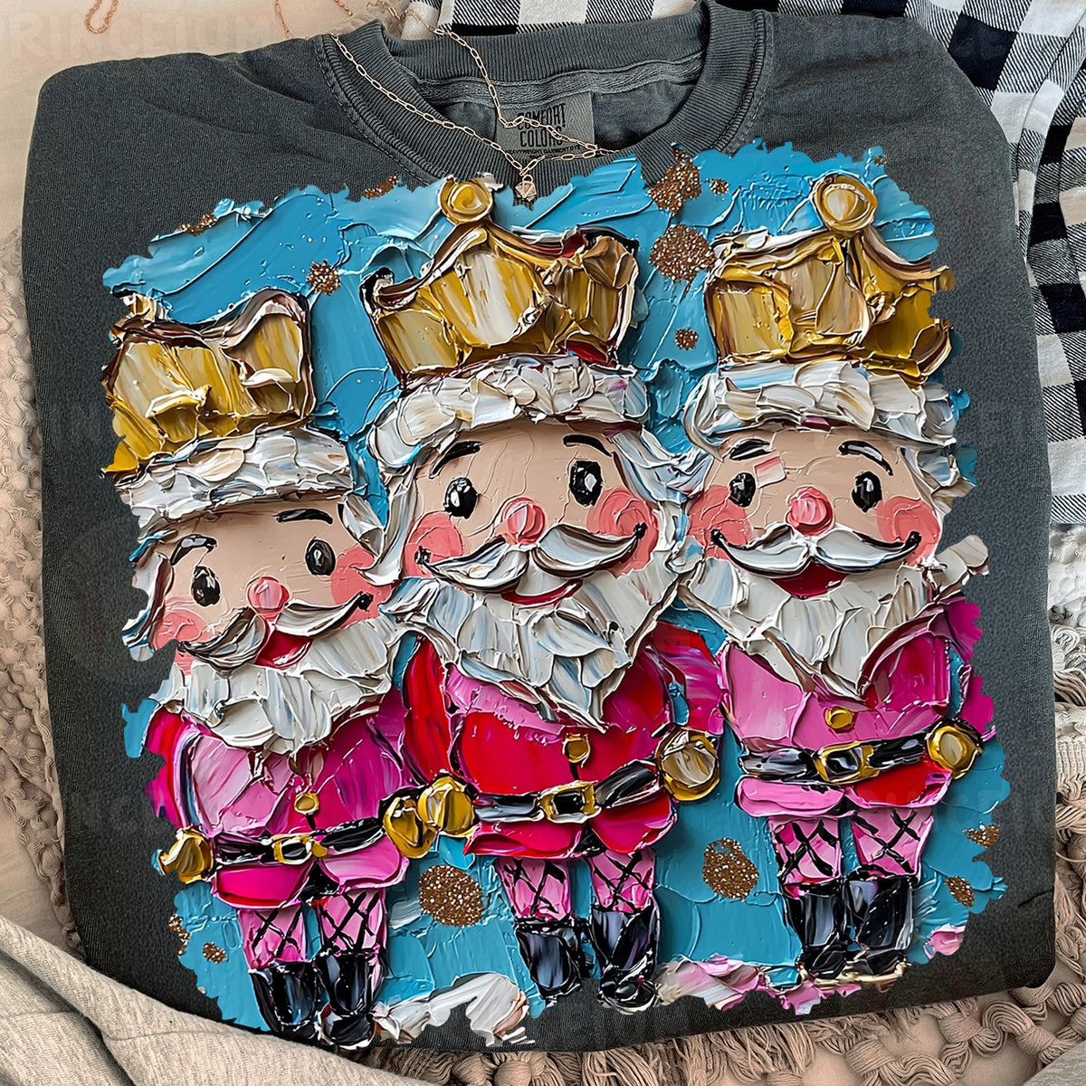 Painted Nutcracker Trio