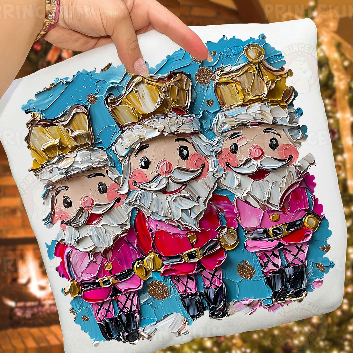 Painted Nutcracker Trio