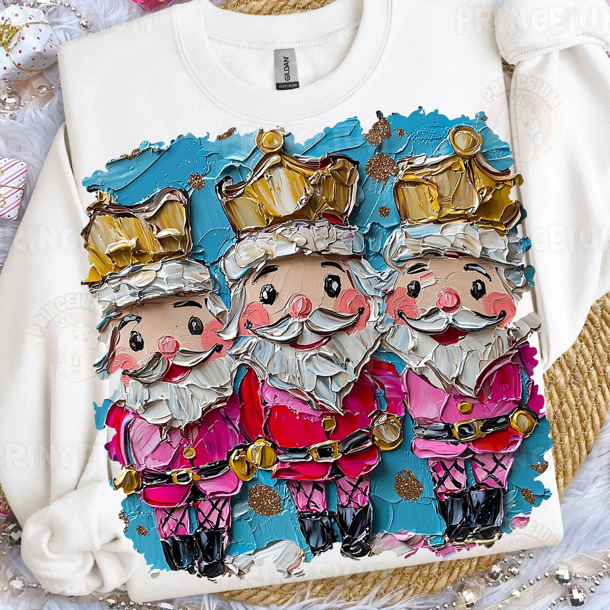 Painted Nutcracker Trio