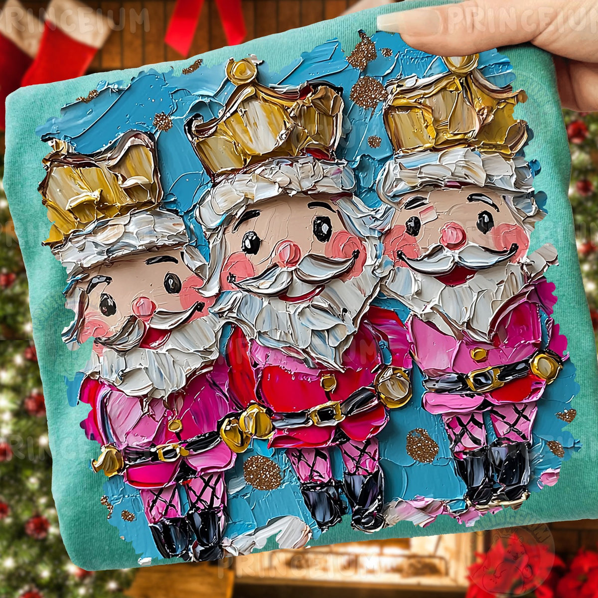 Painted Nutcracker Trio