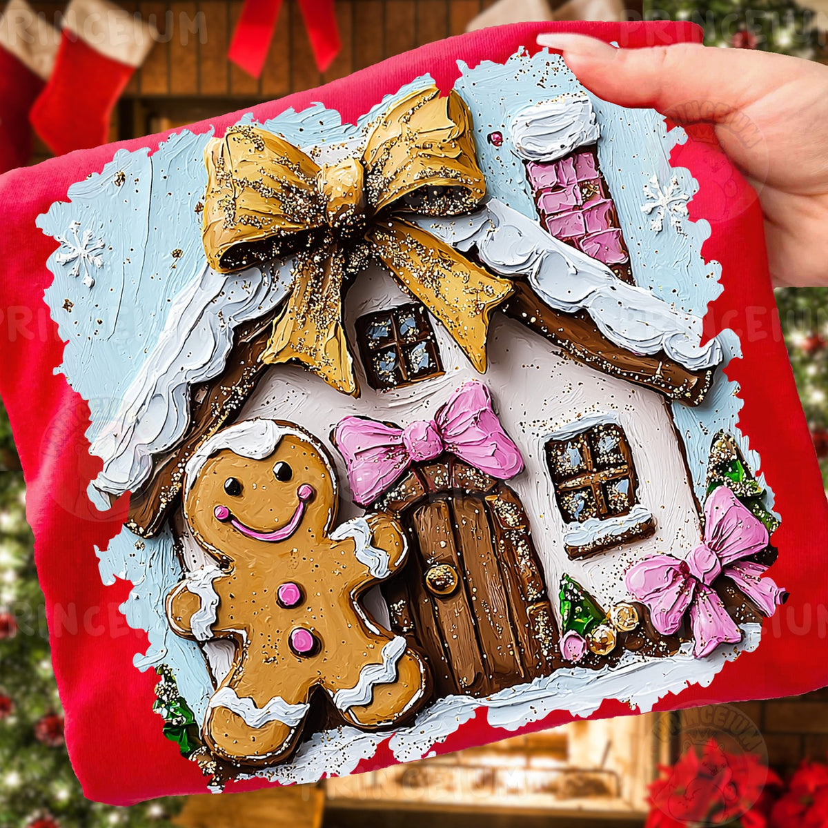 Painted Gingerbread House