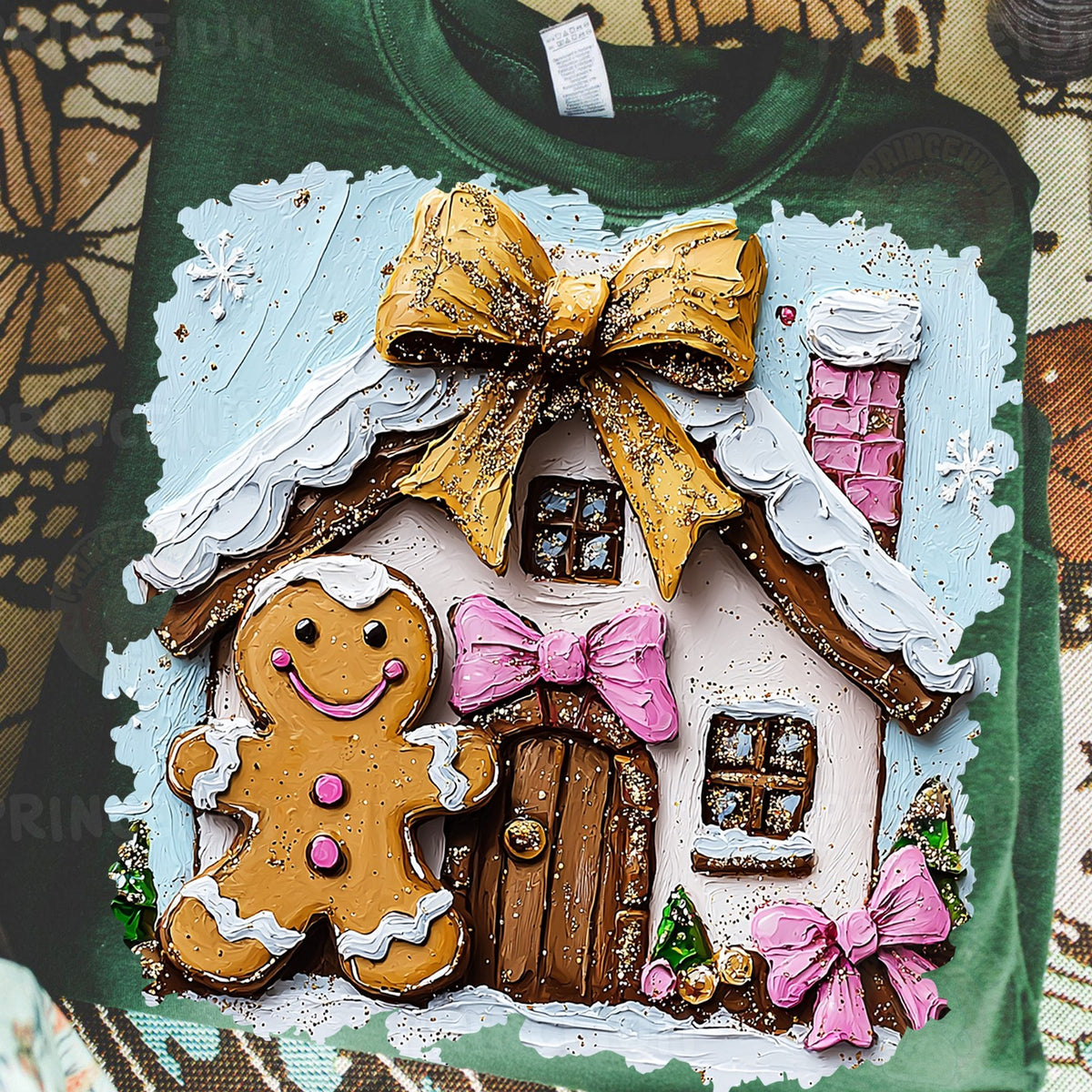 Painted Gingerbread House