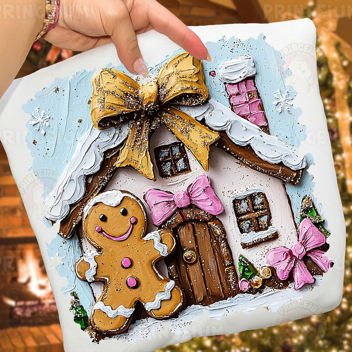 Painted Gingerbread House