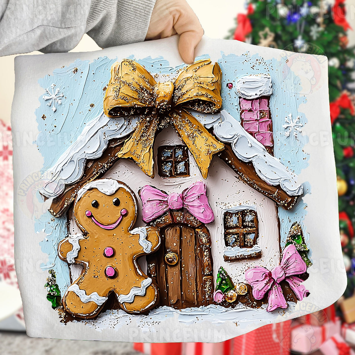 Painted Gingerbread House