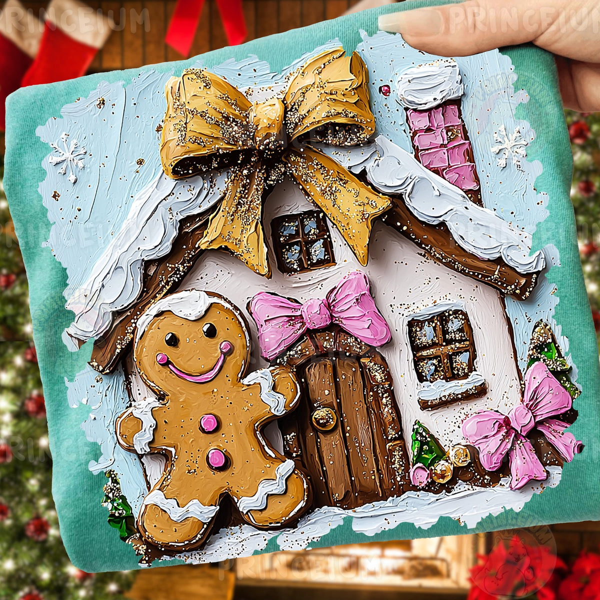 Painted Gingerbread House
