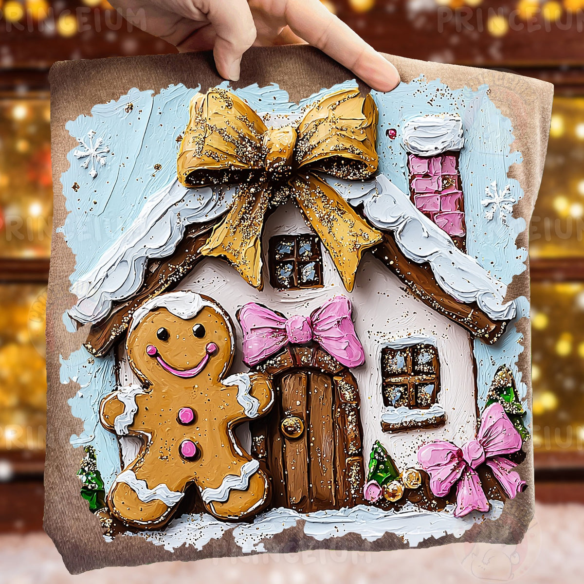 Painted Gingerbread House