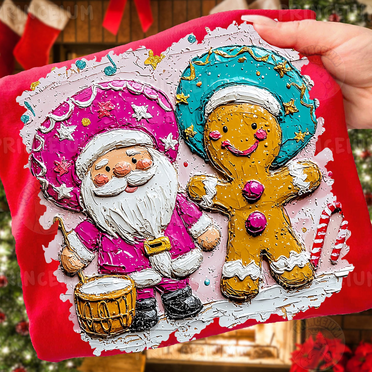 Fiesta Santa and Gingerbread Christmas