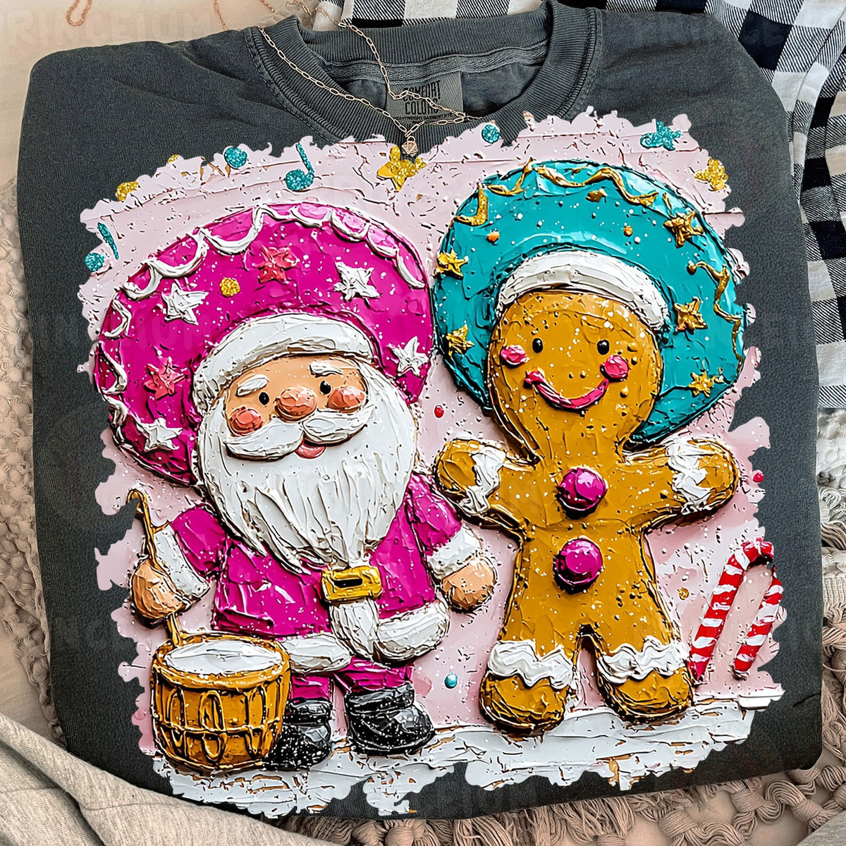 Fiesta Santa and Gingerbread Christmas