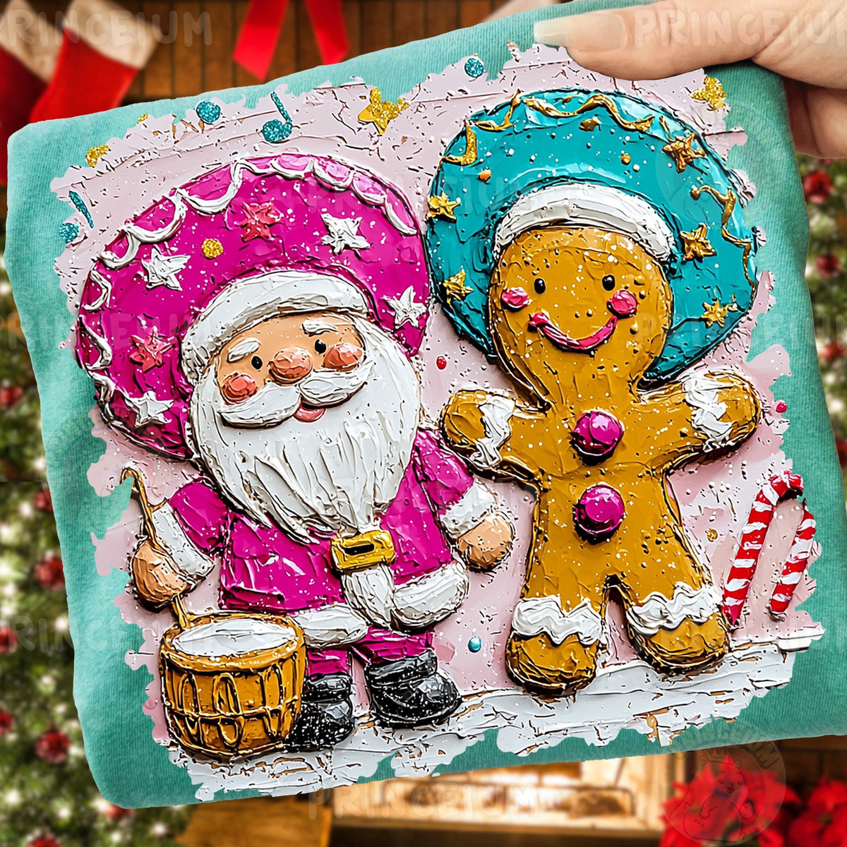 Fiesta Santa and Gingerbread Christmas