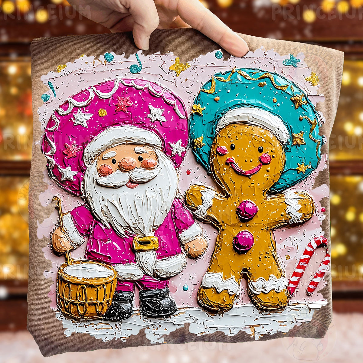 Fiesta Santa and Gingerbread Christmas