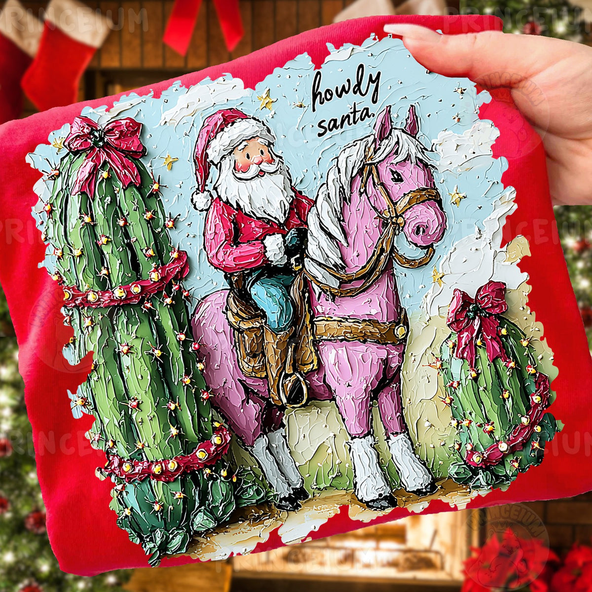 Howdy Santa Western Christmas