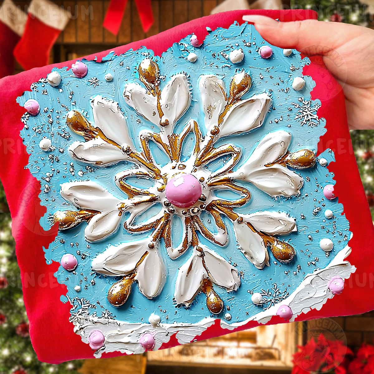 Jeweled Winter Snowflake