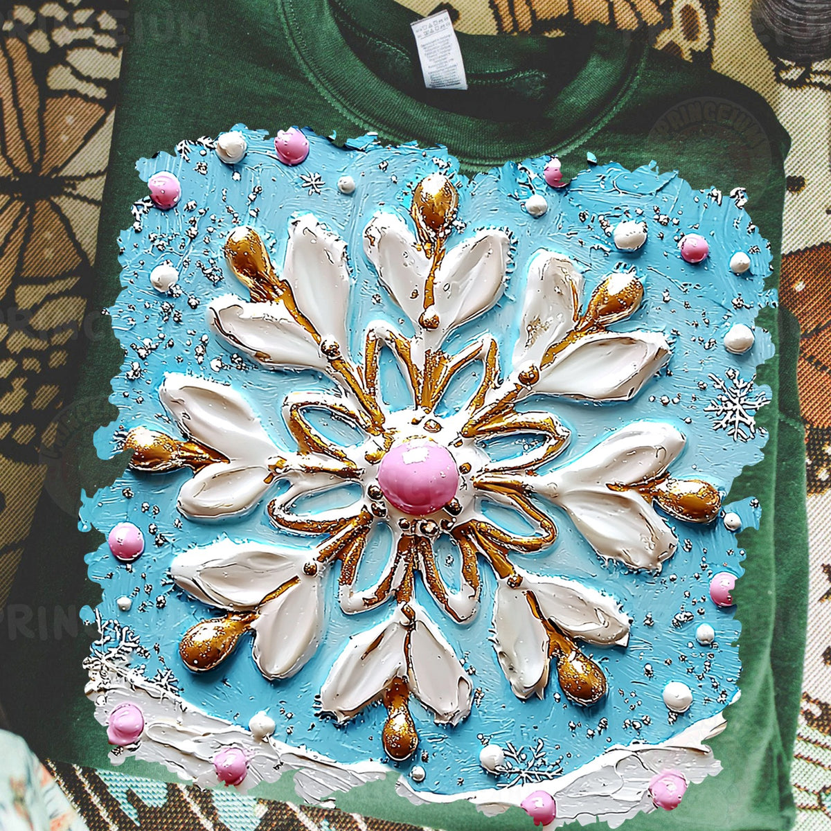 Jeweled Winter Snowflake