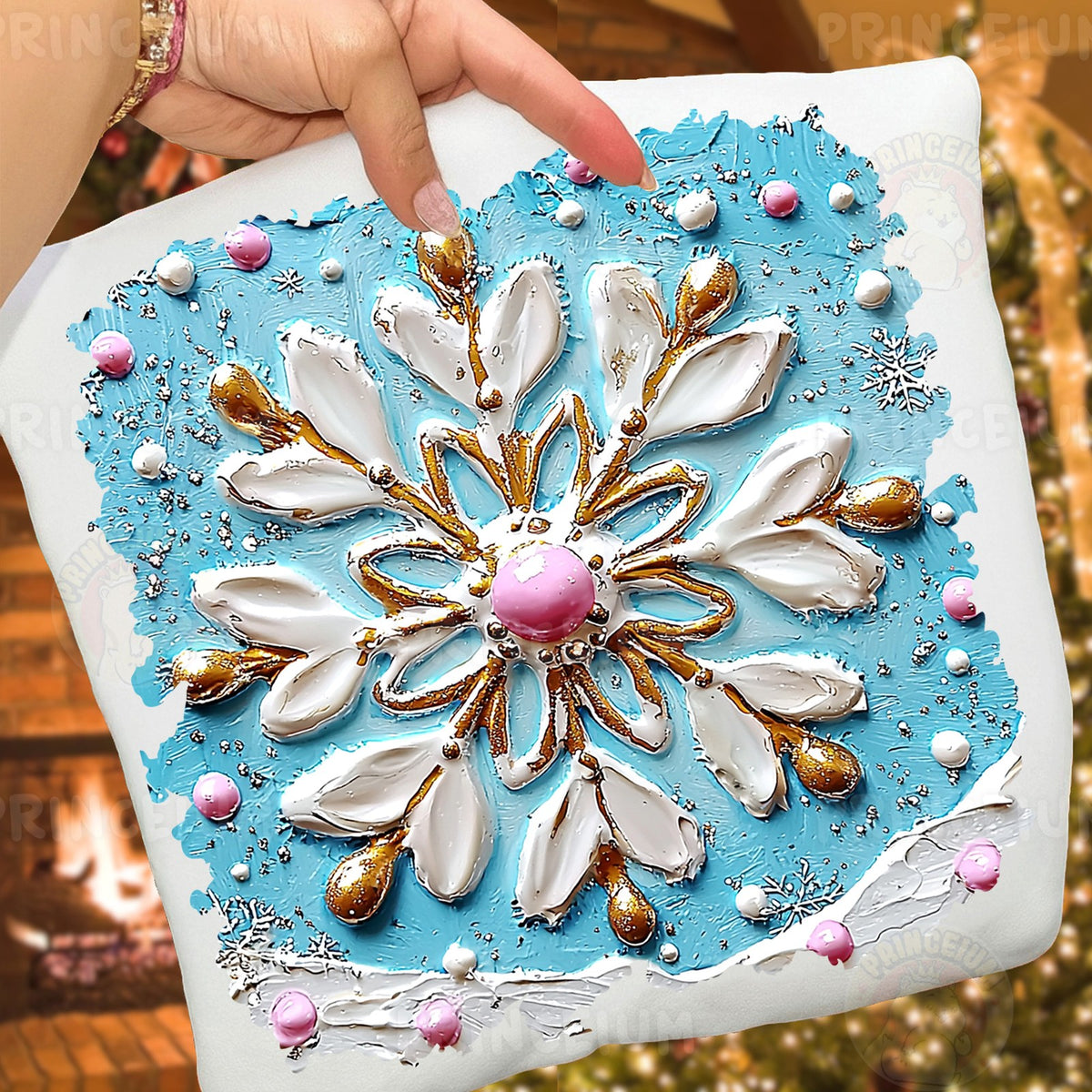 Jeweled Winter Snowflake