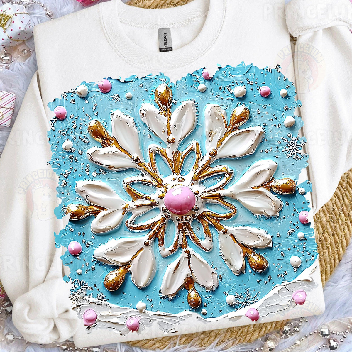 Jeweled Winter Snowflake