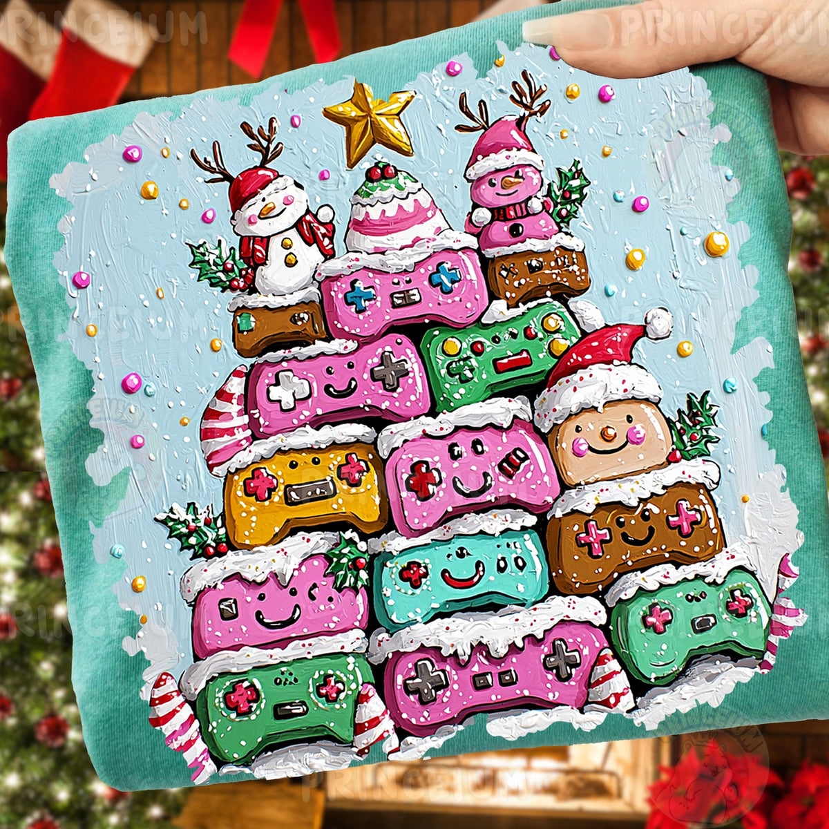 Gaming Controller Christmas Tree