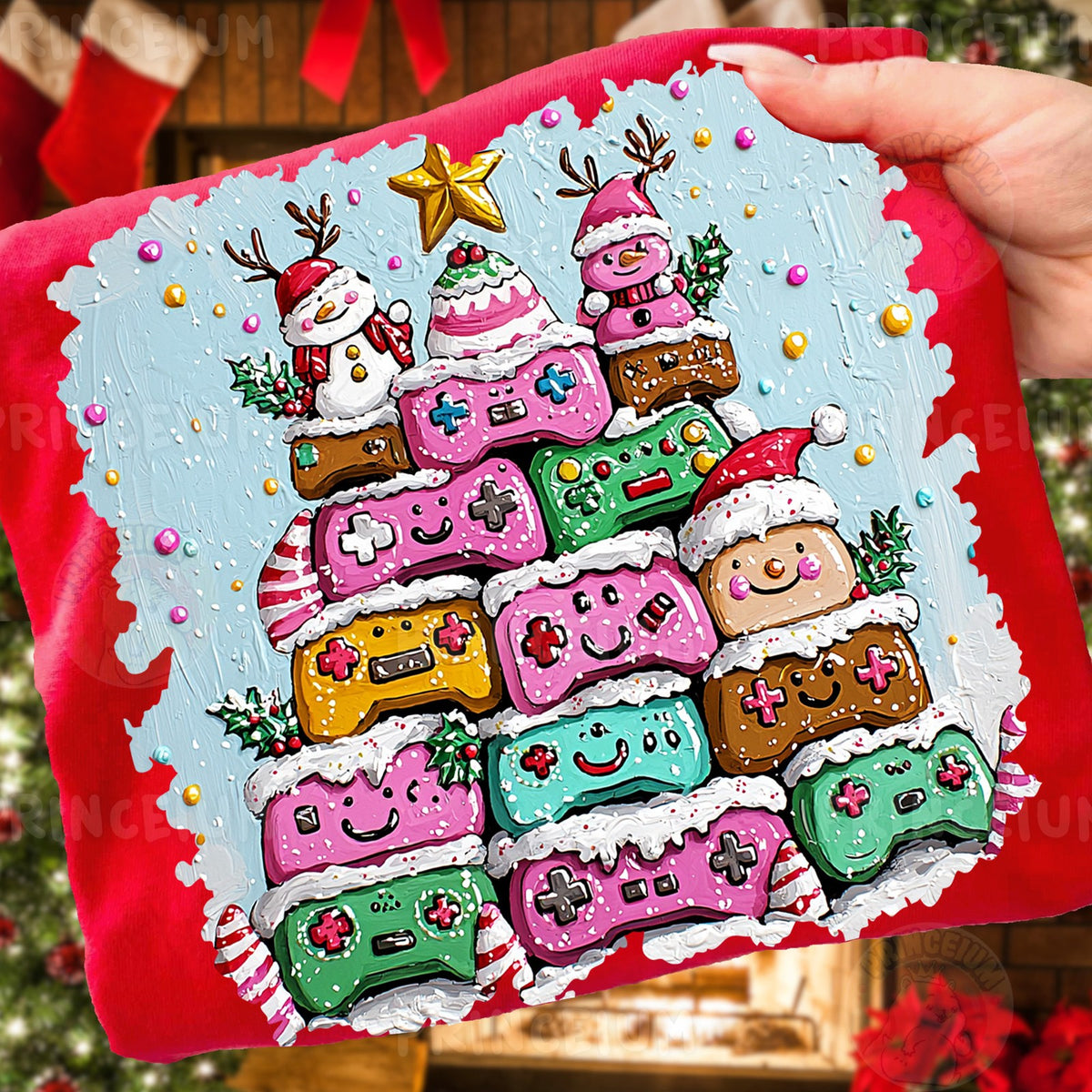 Gaming Controller Christmas Tree