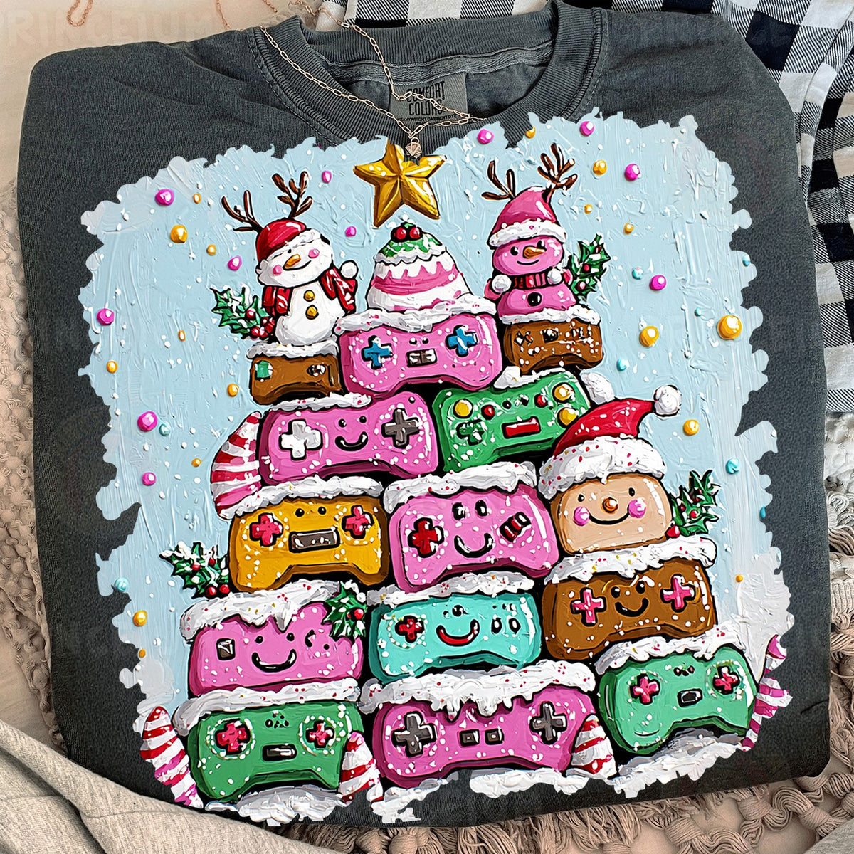 Gaming Controller Christmas Tree