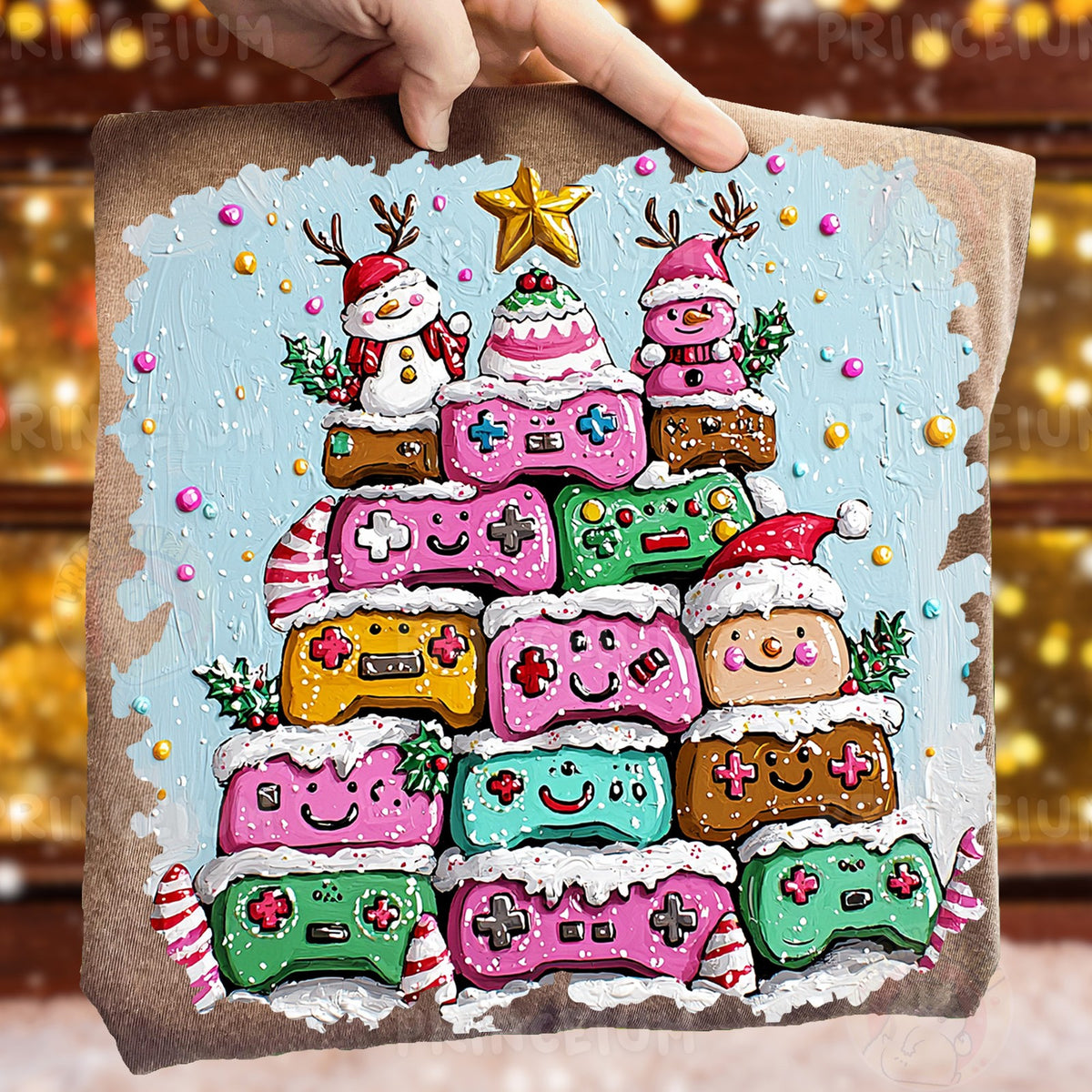 Gaming Controller Christmas Tree