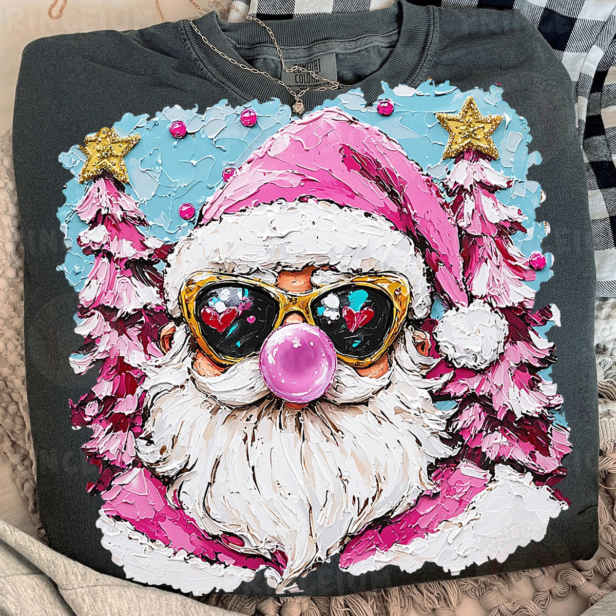 Pink Bubblegum Santa